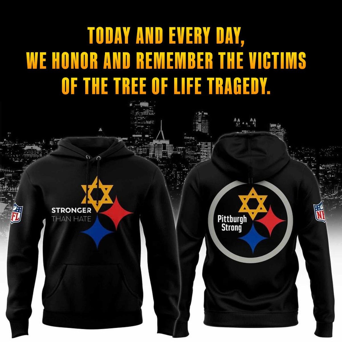 Musemora - Unisex Pittsburgh Steelers Hoodie