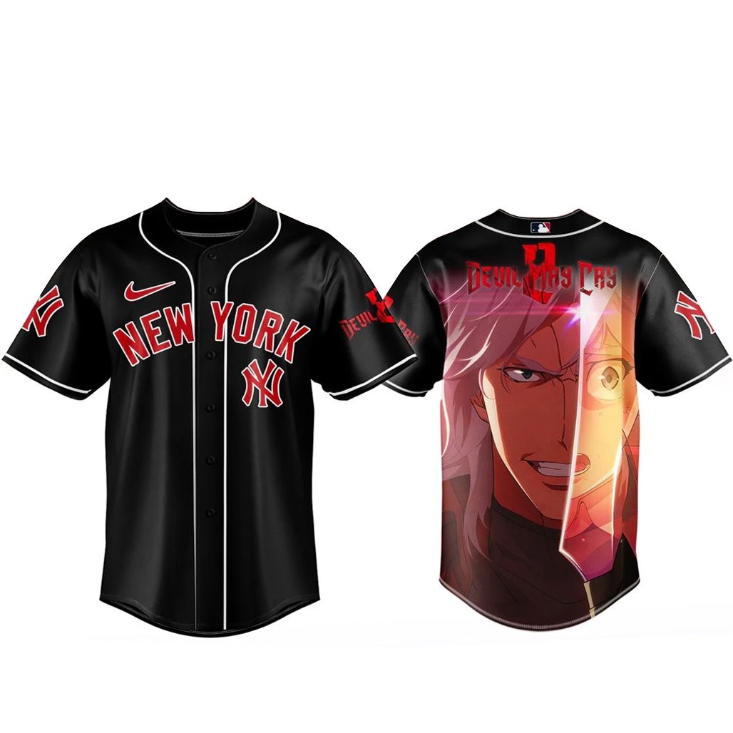 New York Yankees x Devil May Cry 2 Baseball Jersey