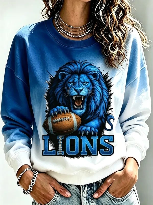 Musemora - Unisex Detroit Lions Sweatshirt - Game Day