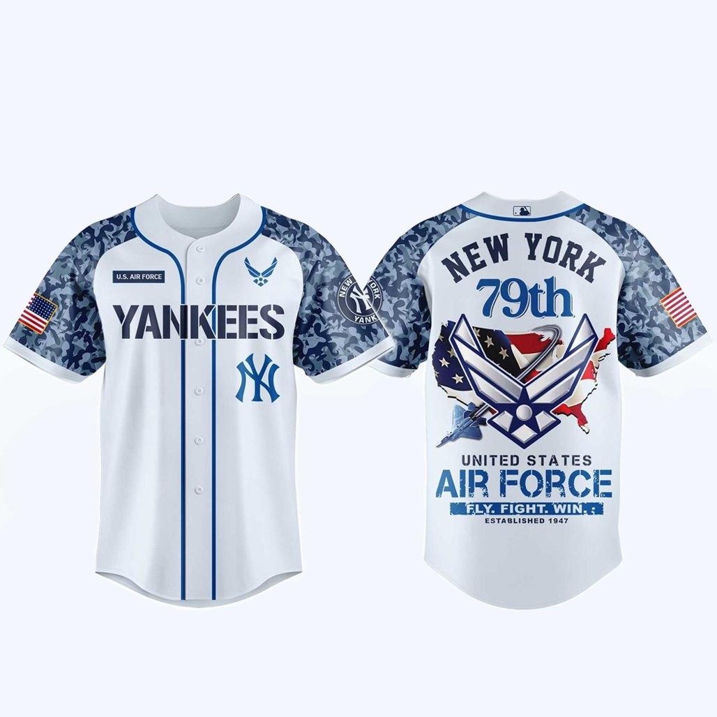 New York Yankees x US Air Force 79th Anniversary 2026 Baseball Jersey