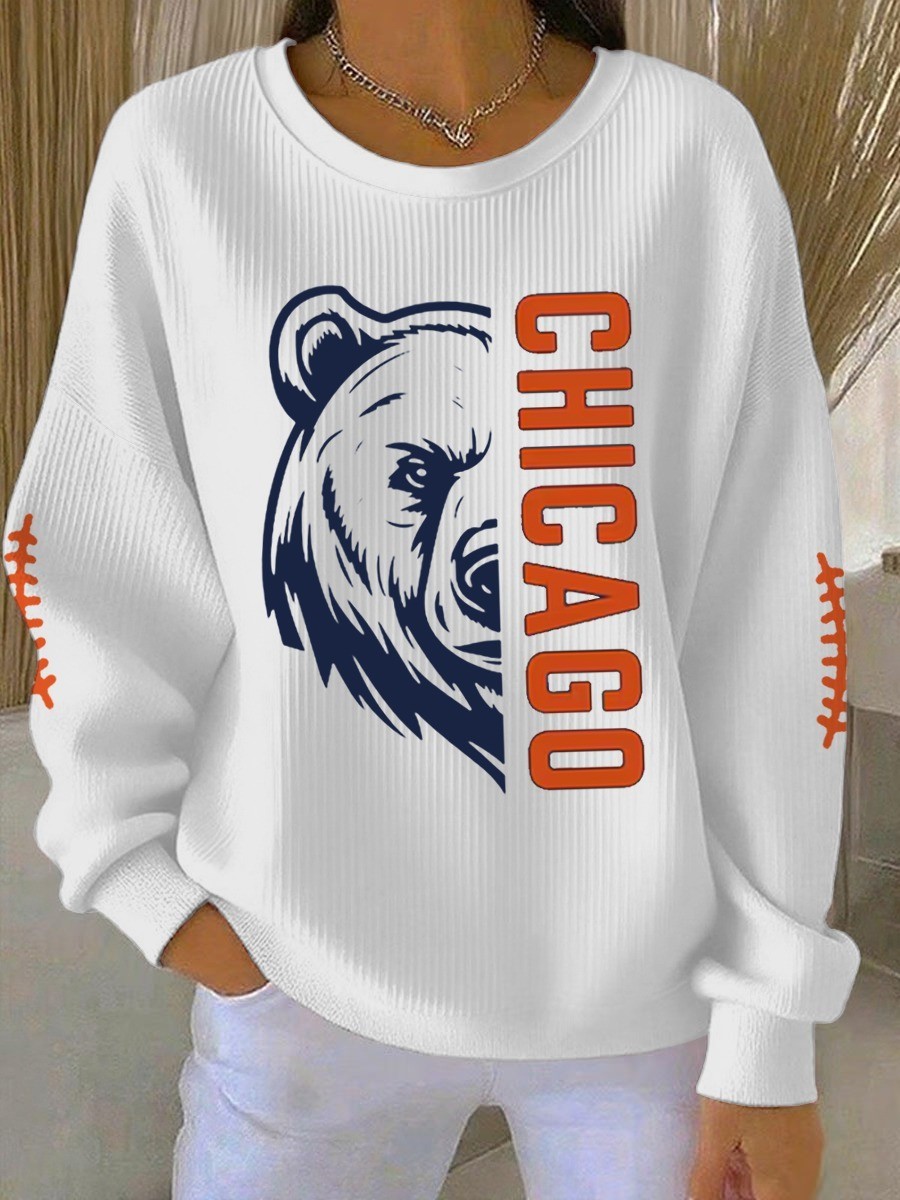 Musemora - Unisex Chicago Bears Sweatshirt - Football Fan Gear