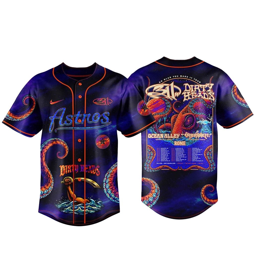 Houston Astros 311 x Dirty Heads 2026 So Glad You Made It Baseball Jersey