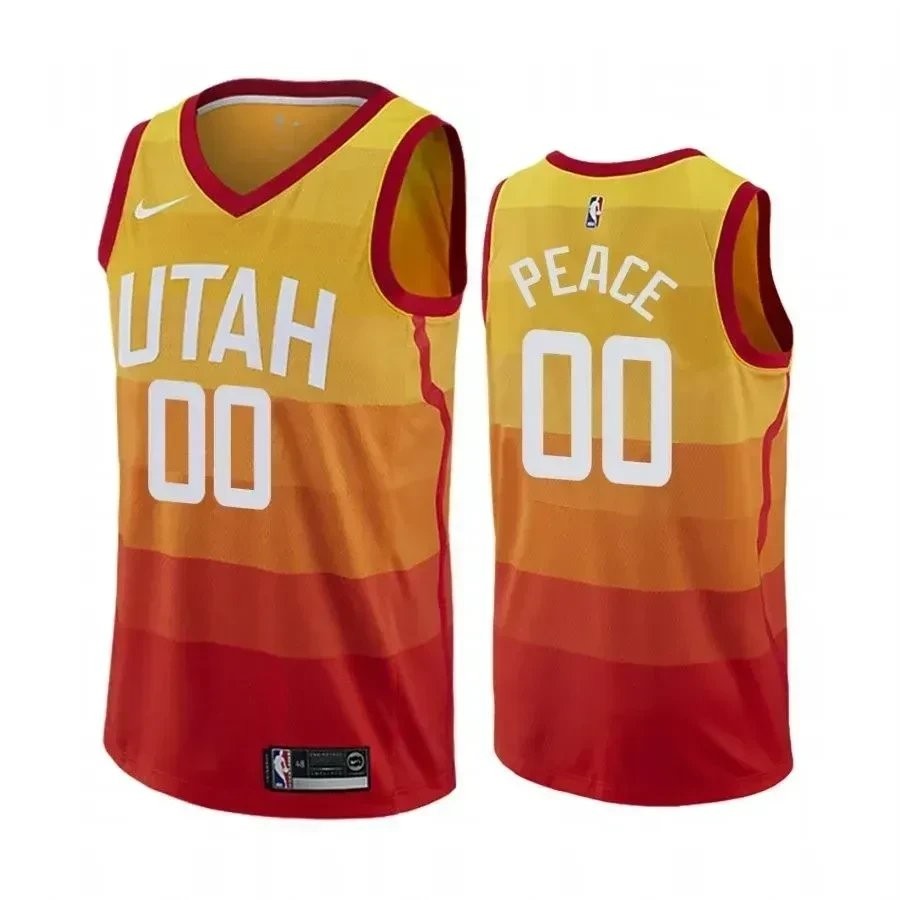 Jordan Clarkson Peace Jazz City Multicolor Jersey Unisex Adult