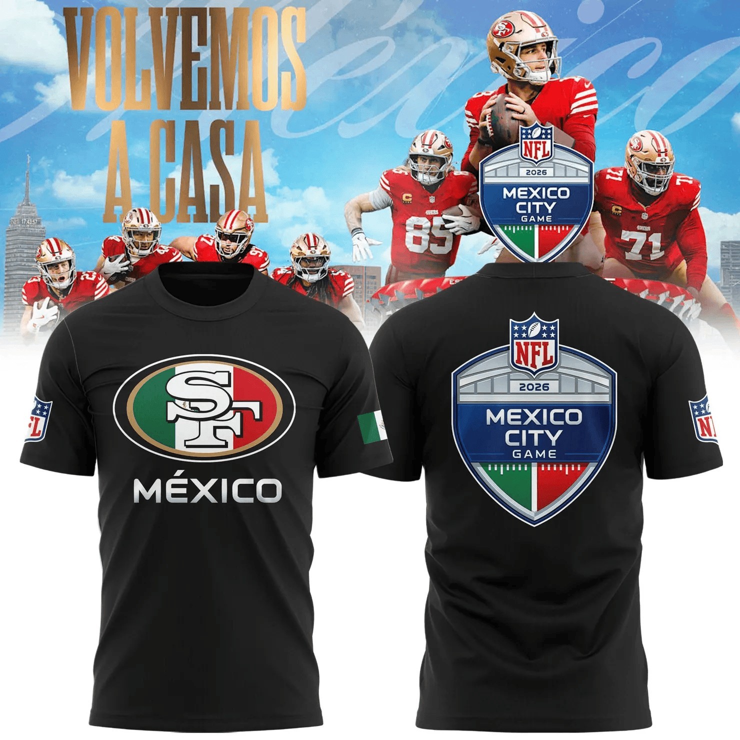 Musemora - Unisex San Francisco 49ers T-Shirt