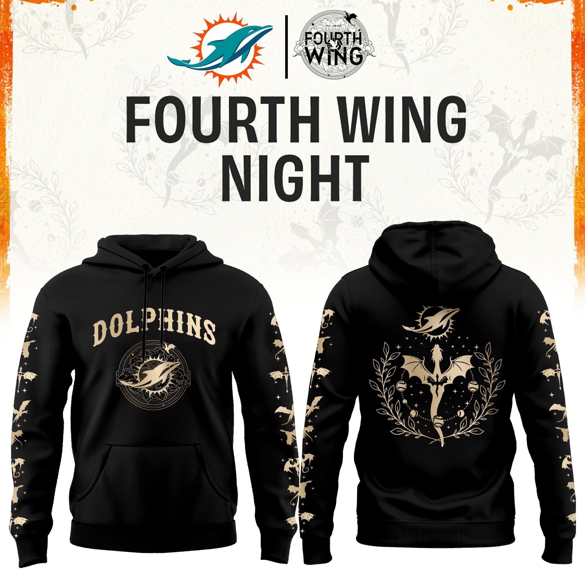 Musemora - Unisex Miami Dolphins Hoodie - Game Day