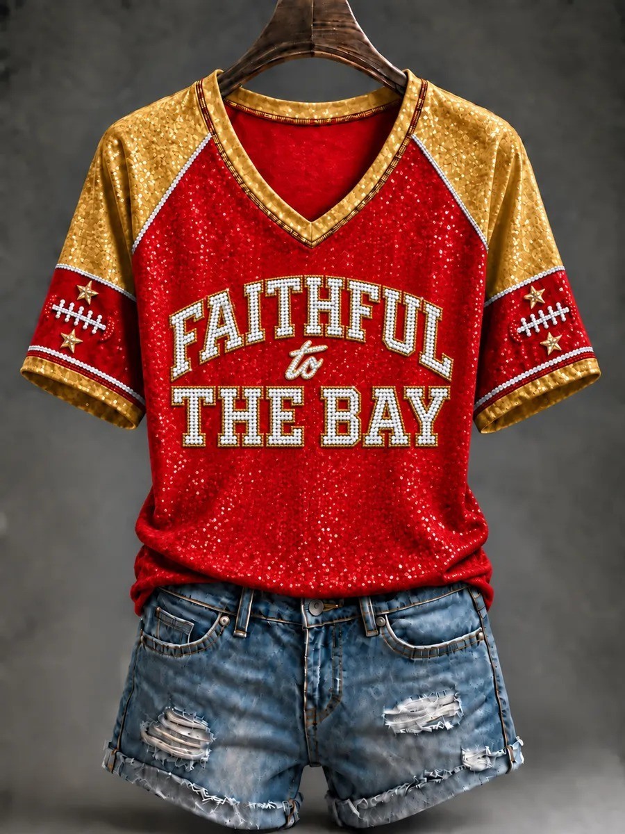 Musemora - Unisex San Francisco 49ers T-Shirt - Game Day Football