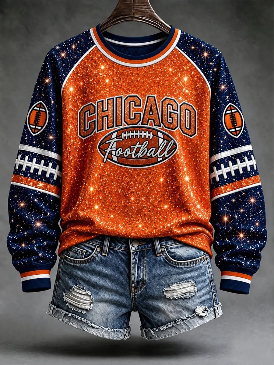 Musemora - Unisex Chicago Bears Sweatshirt - Game Day Football