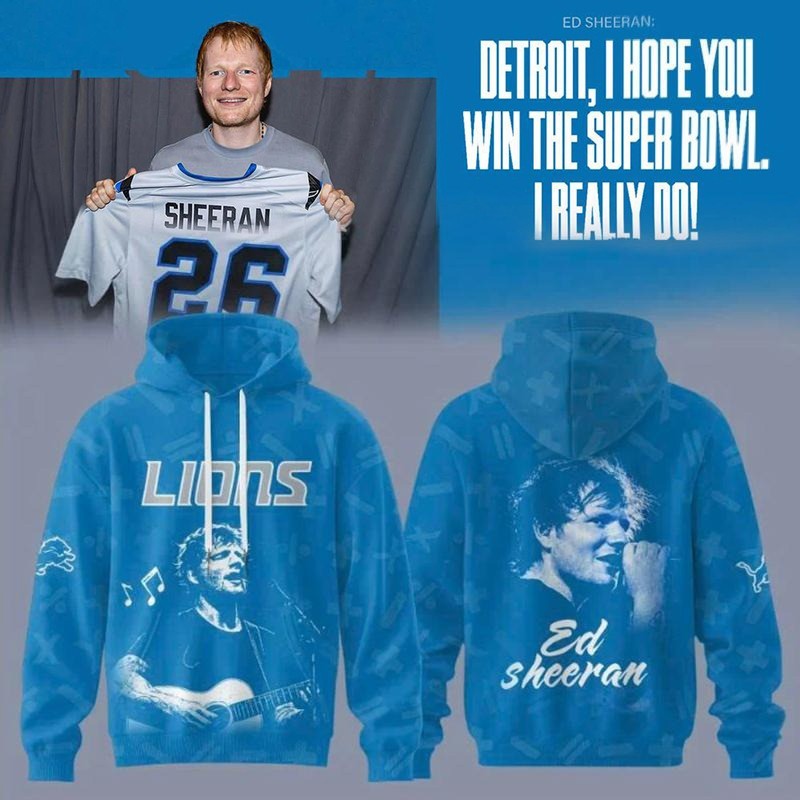 Musemora - Unisex Detroit Lions Hoodie - Super Bowl