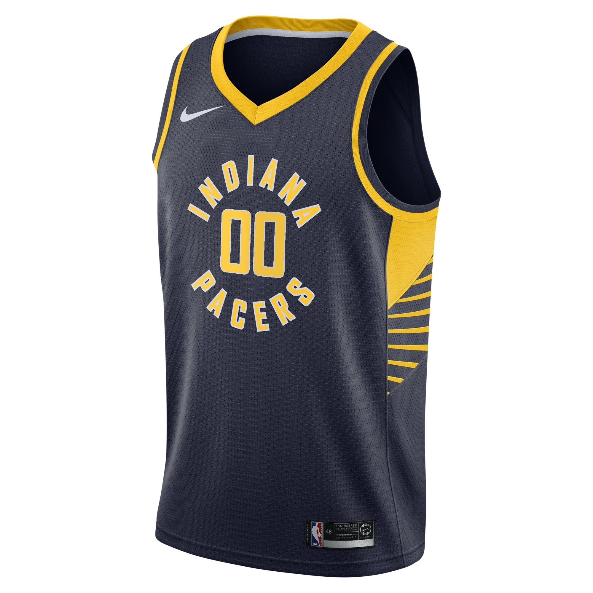 Indiana Pacers Icon Edition Swingman Jersey Navy Custom Youth