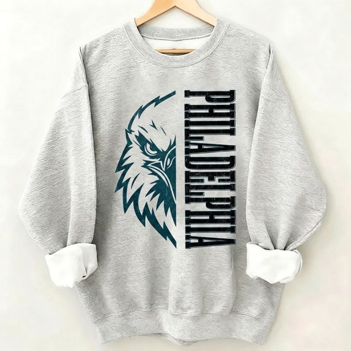 Musemora - Unisex Philadelphia Eagles Sweatshirt - Game Day Football