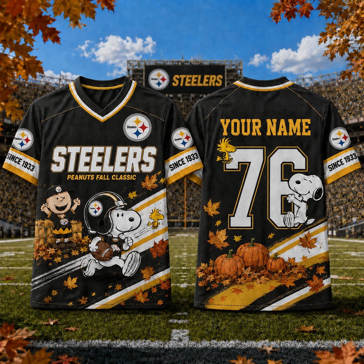 Musemora - Unisex Pittsburgh Steelers Jersey
