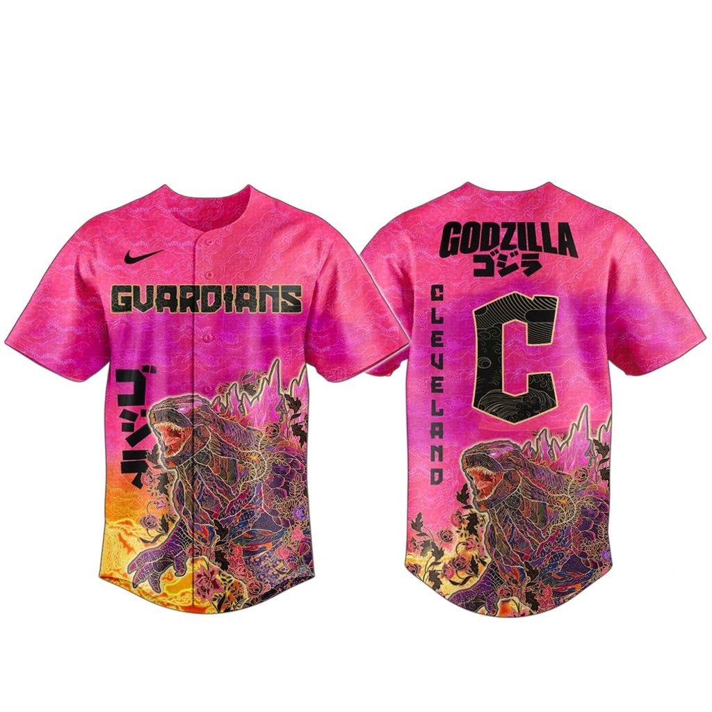 Cleveland Guardians King of Monsters Baseball Jersey