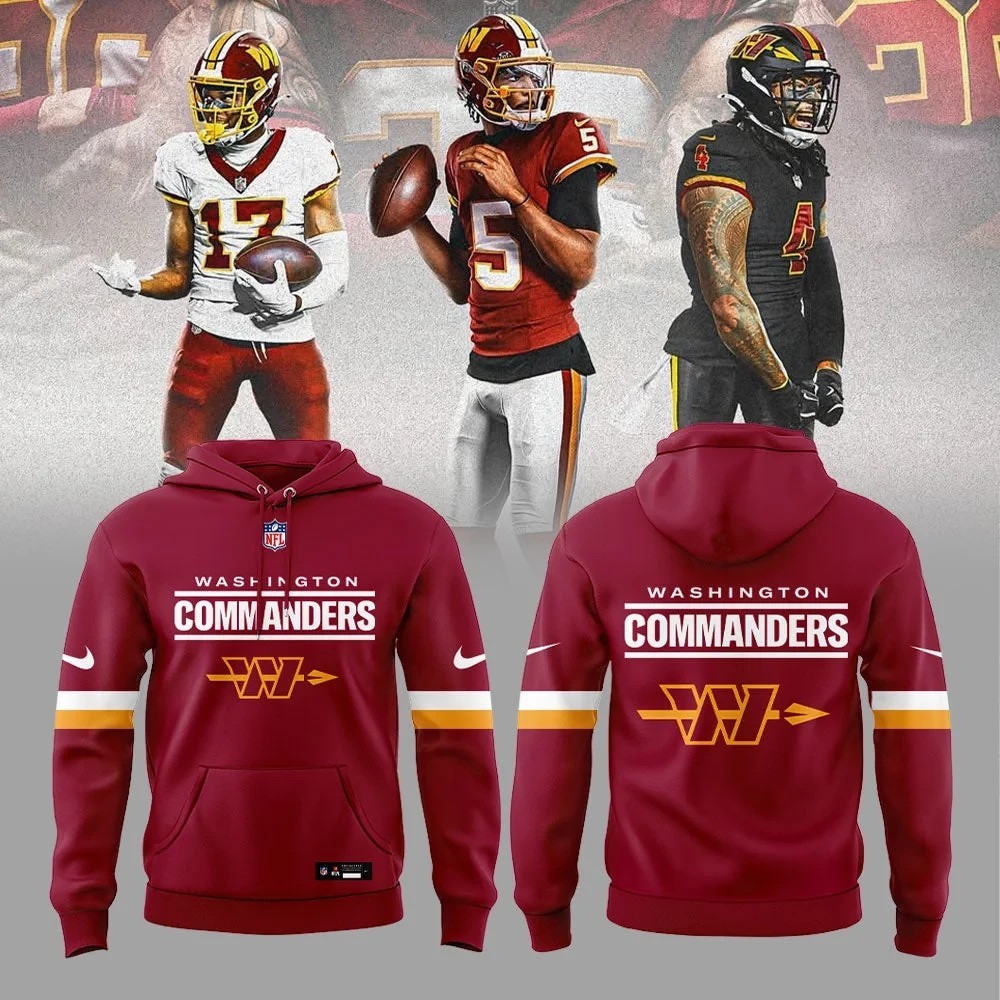 Musemora - Unisex Washington Commanders Hoodie - Fan Gear