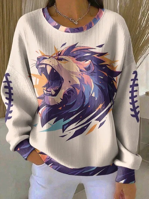 Musemora - Unisex Detroit Lions Sweatshirt - Football Fan Gear