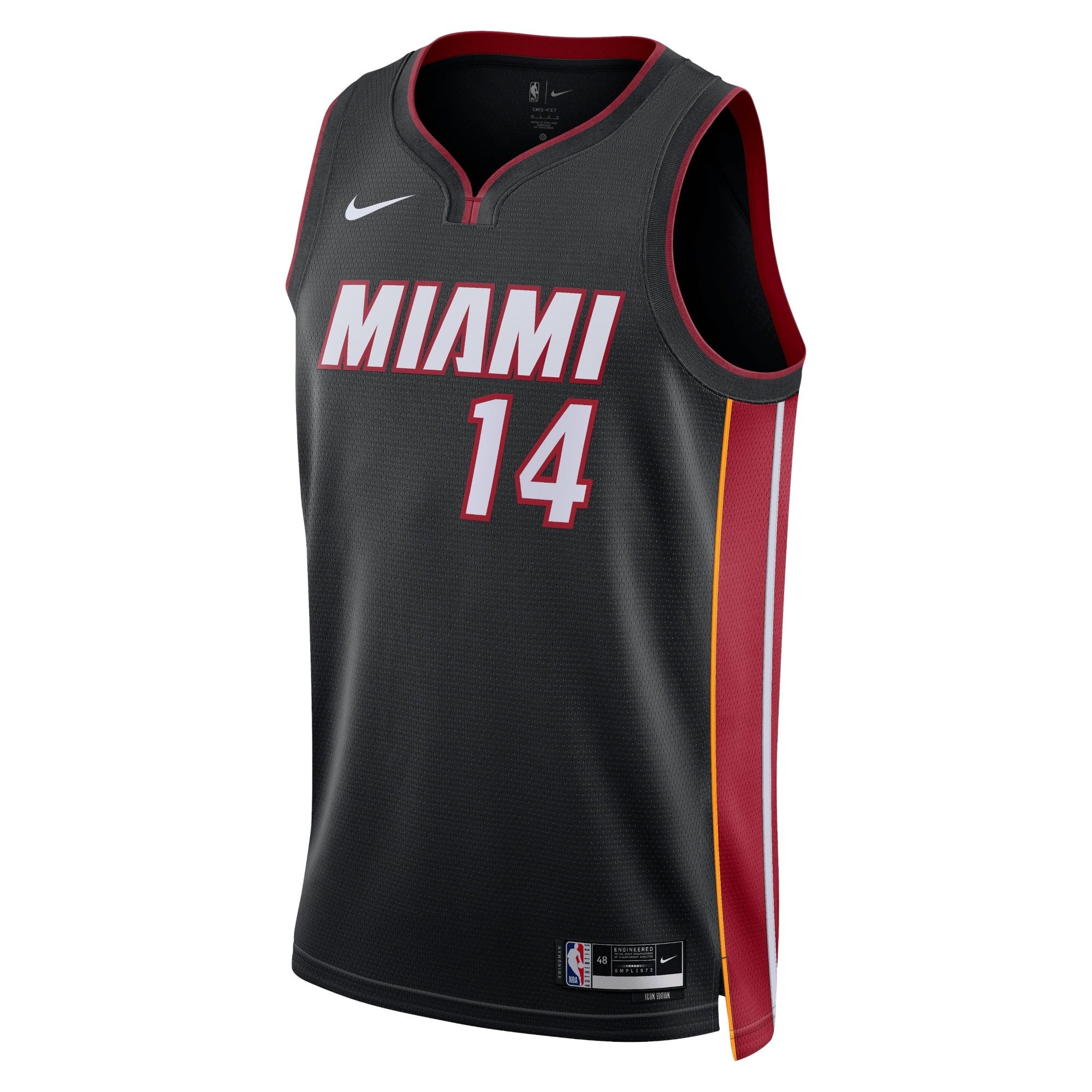 Miami Heat Icon Edition Swingman Jersey Black Tyler Herro Unisex