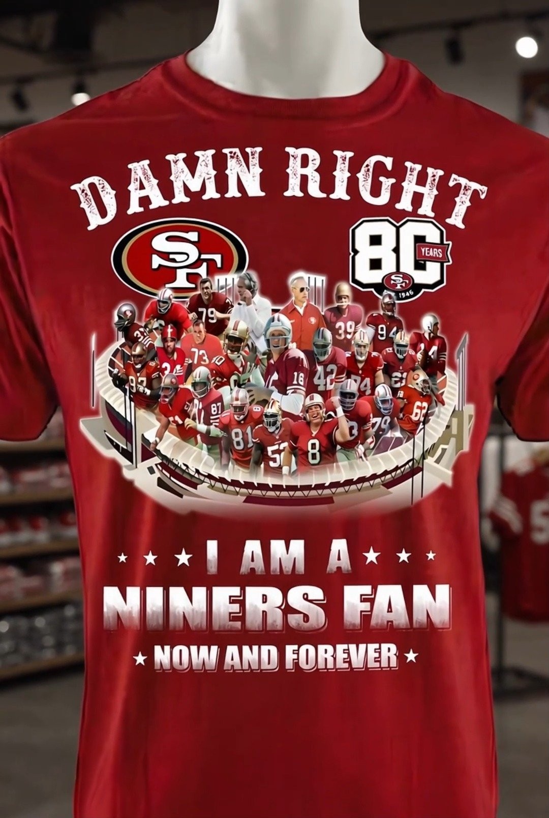 Musemora - Unisex San Francisco 49ers T-Shirt