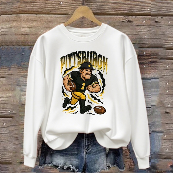 Musemora - Unisex Pittsburgh Steelers Sweatshirt - Game Day Football