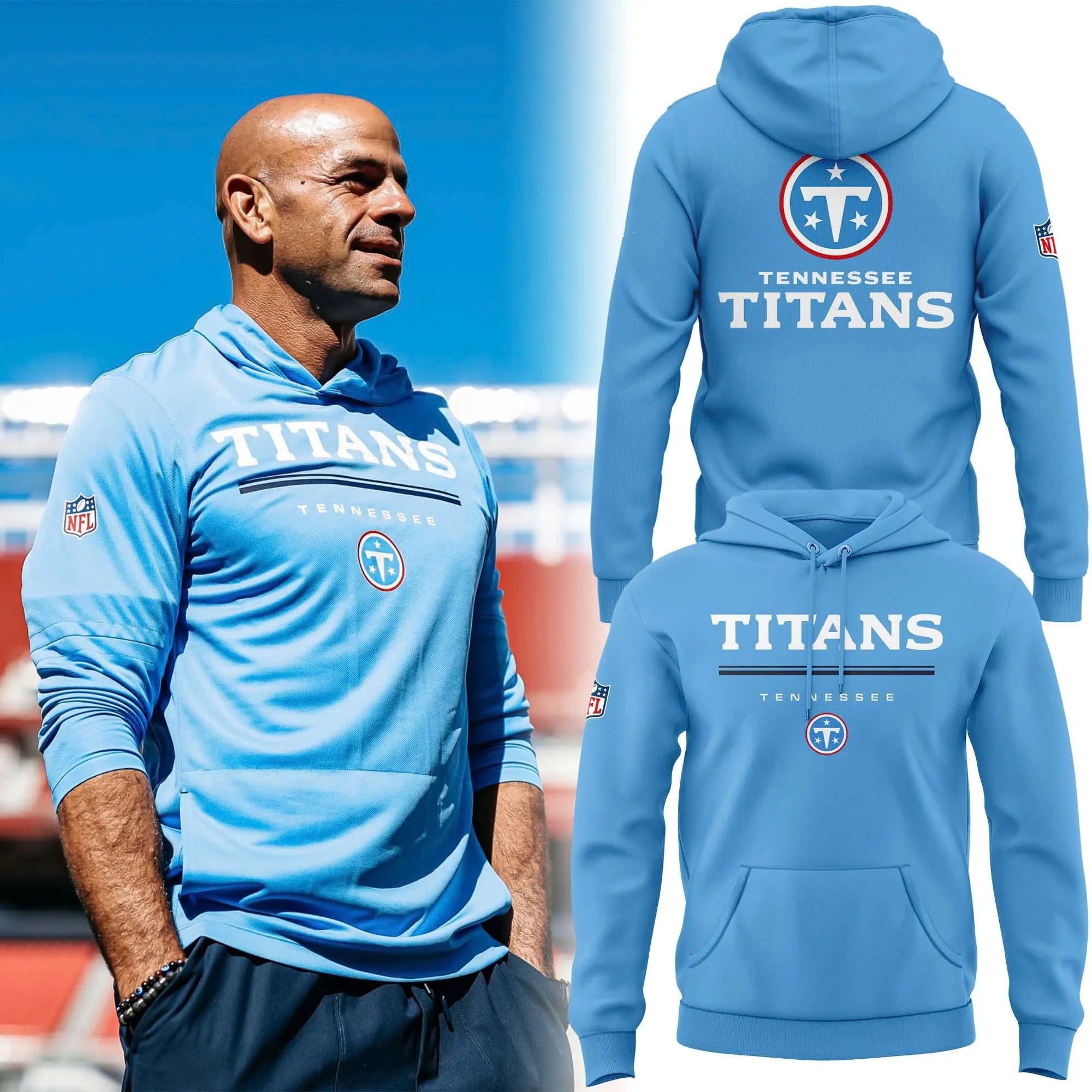 Musemora - Unisex Tennessee Titans Hoodie - Football