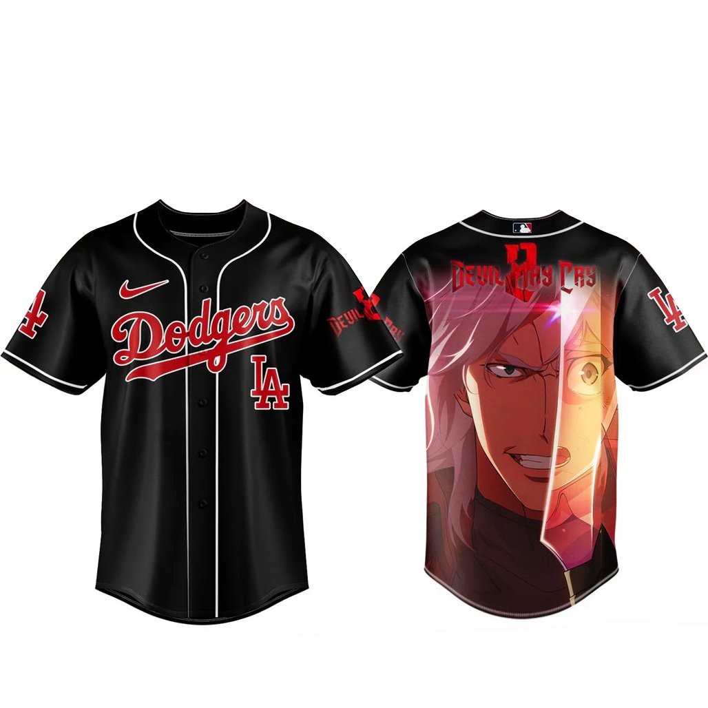 Los Angeles Dodgers x Devil May Cry 2 Baseball Jersey