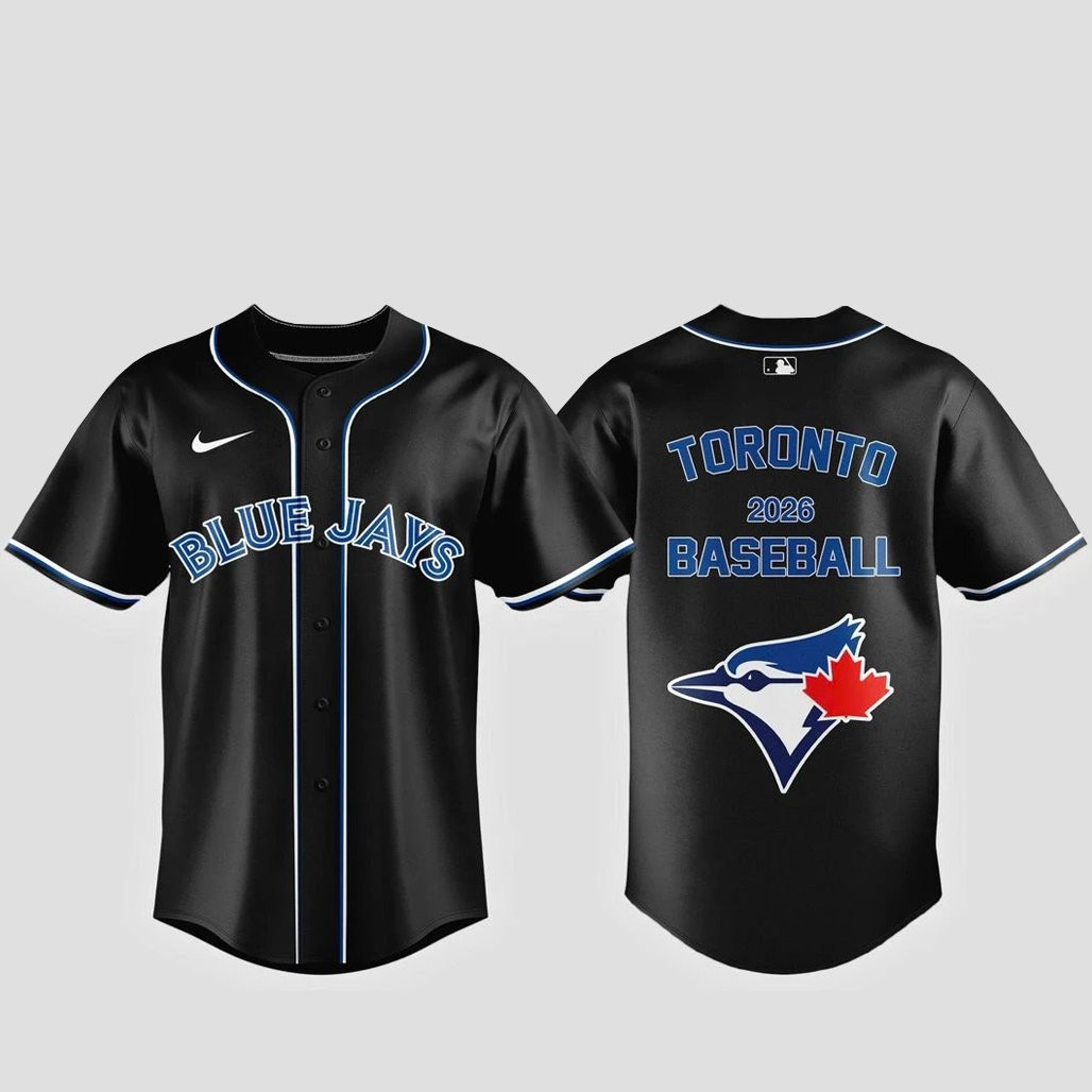 Toronto Blue Jays Black Out 2026 Baseball Jersey