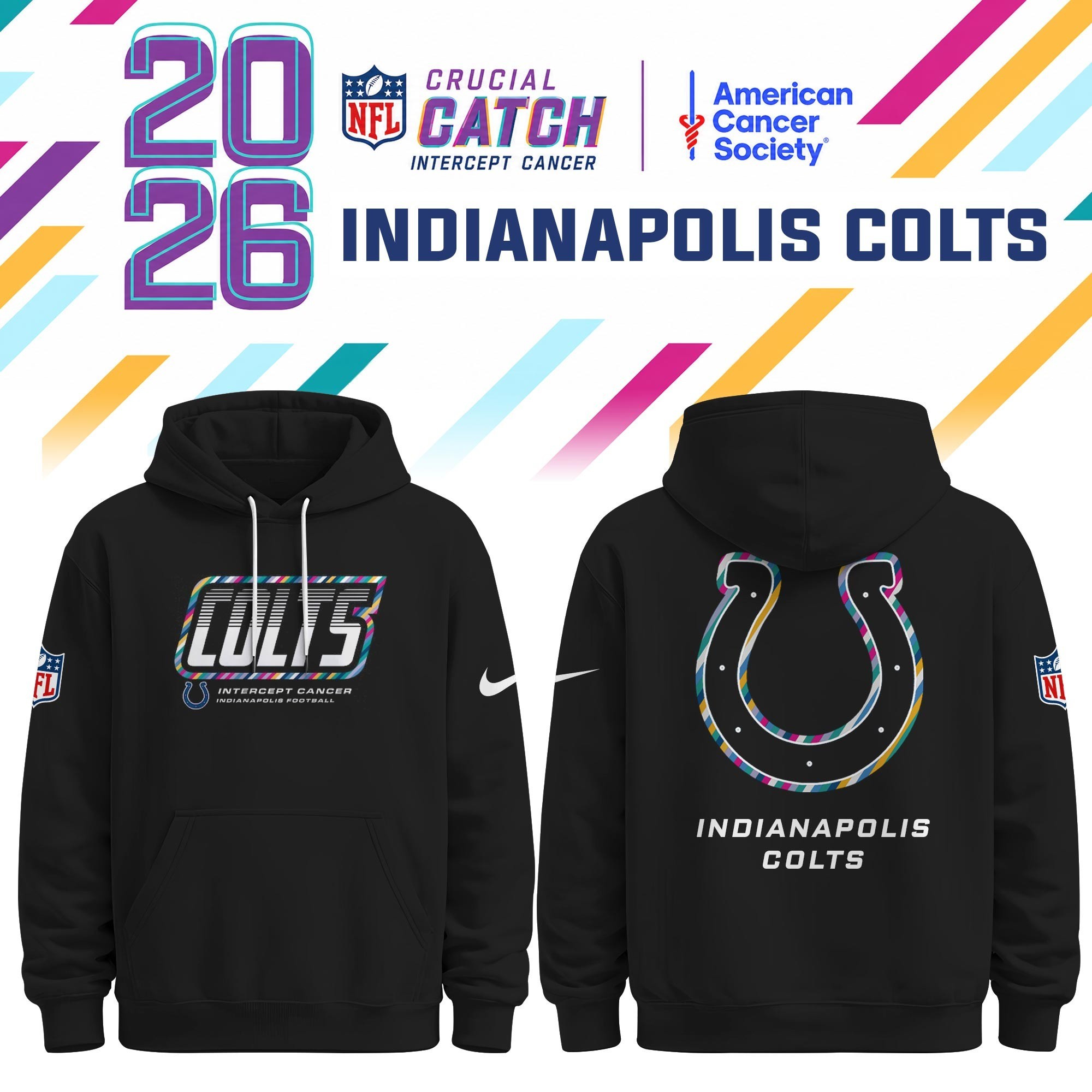 Musemora - Unisex Indianapolis Colts Hoodie - Football
