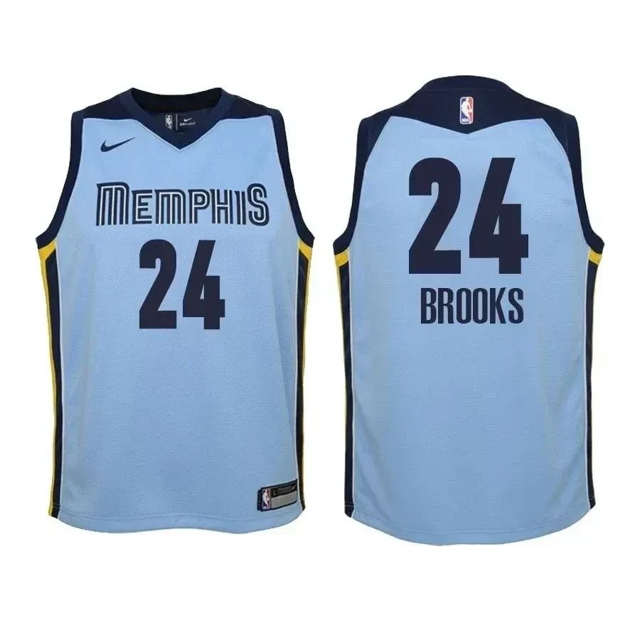 Youth Grizzlies Dillon Brooks 24 Statet Edition Blue Jersey