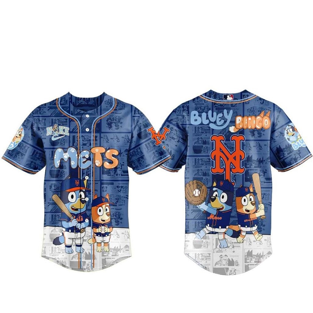 New York Mets x Bluey And Bingo 2026 Night Baseball Jersey