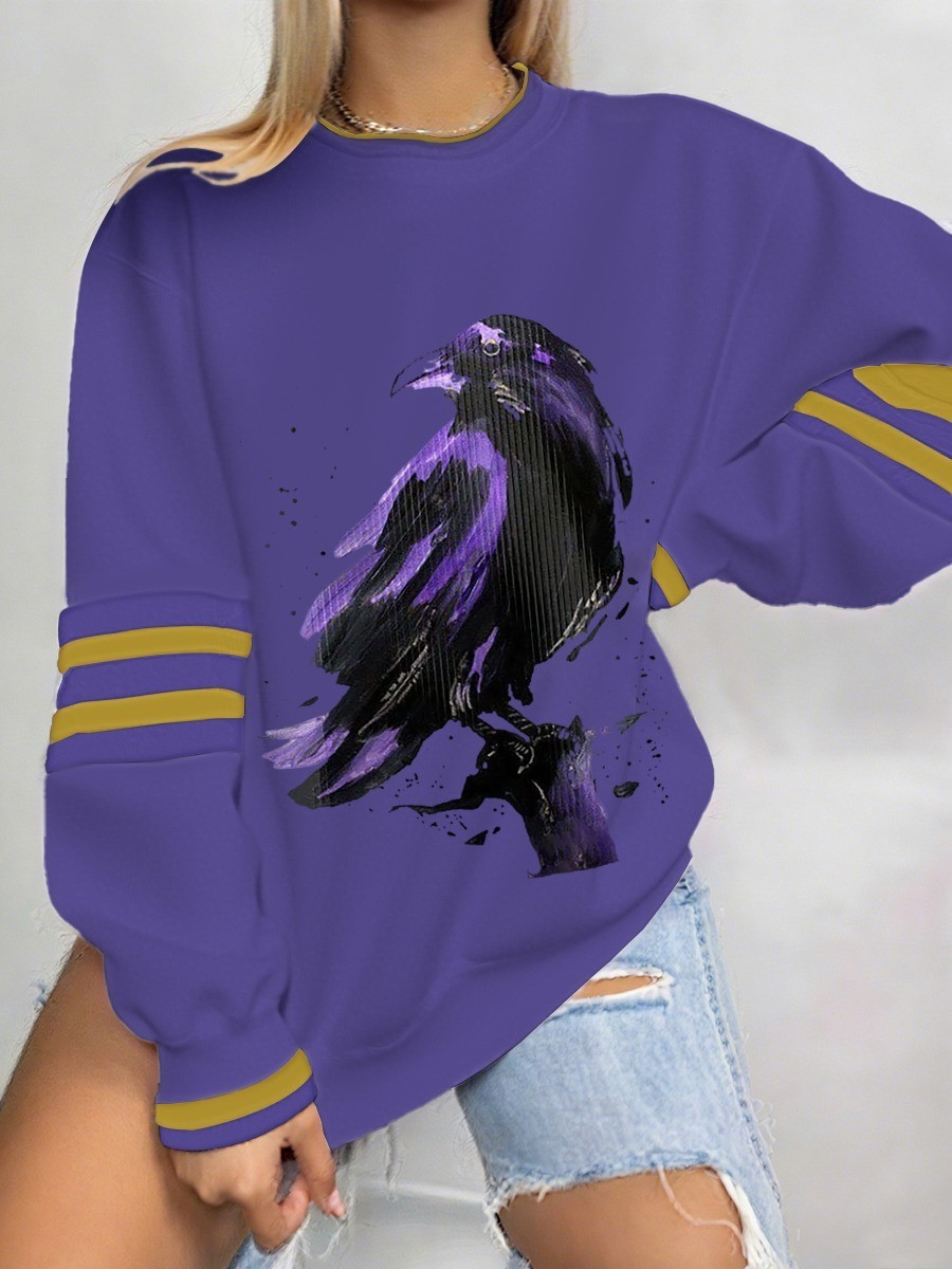 Musemora - Unisex Baltimore Ravens Sweatshirt - Game Day Football