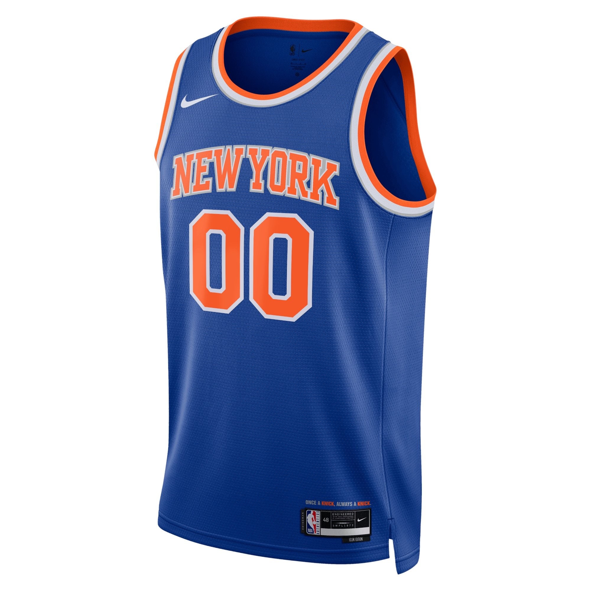 New York Knicks Icon Swingman Custom Jersey Unisex Multicolor