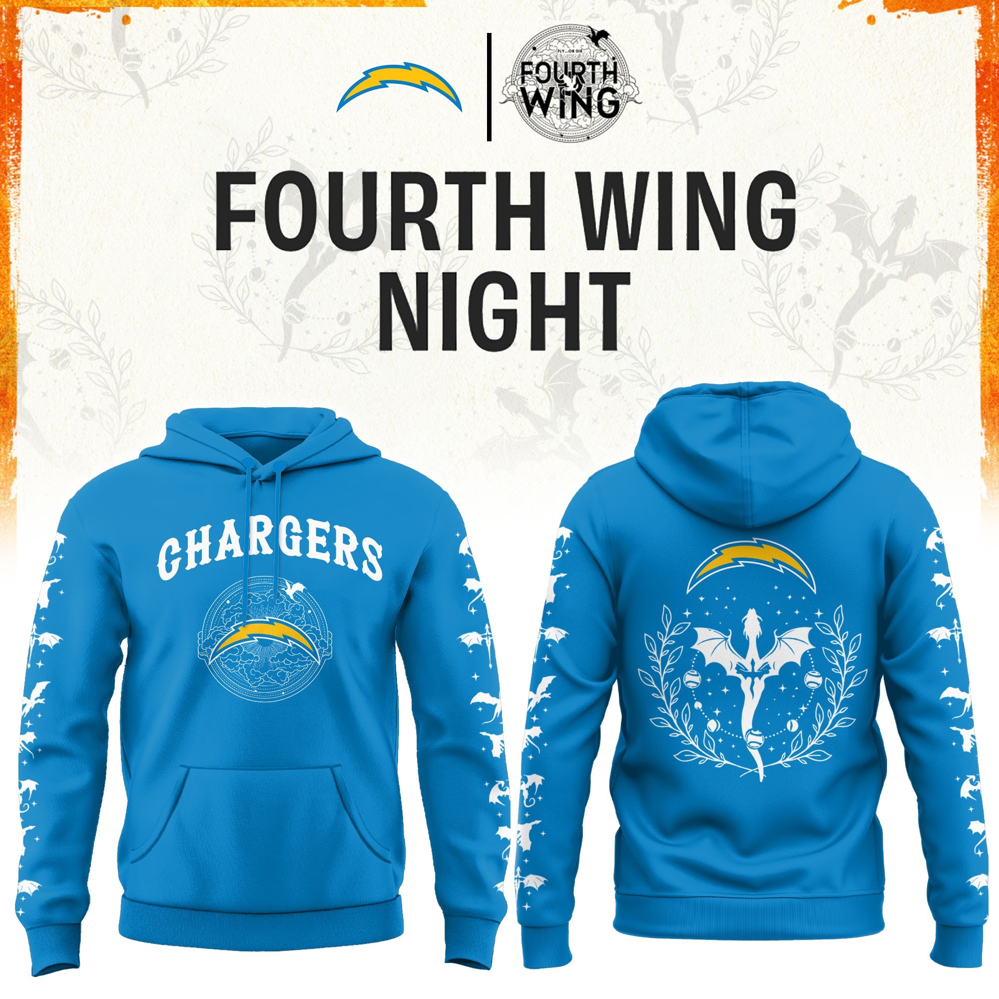 Musemora - Unisex Los Angeles Chargers Hoodie - Game Day