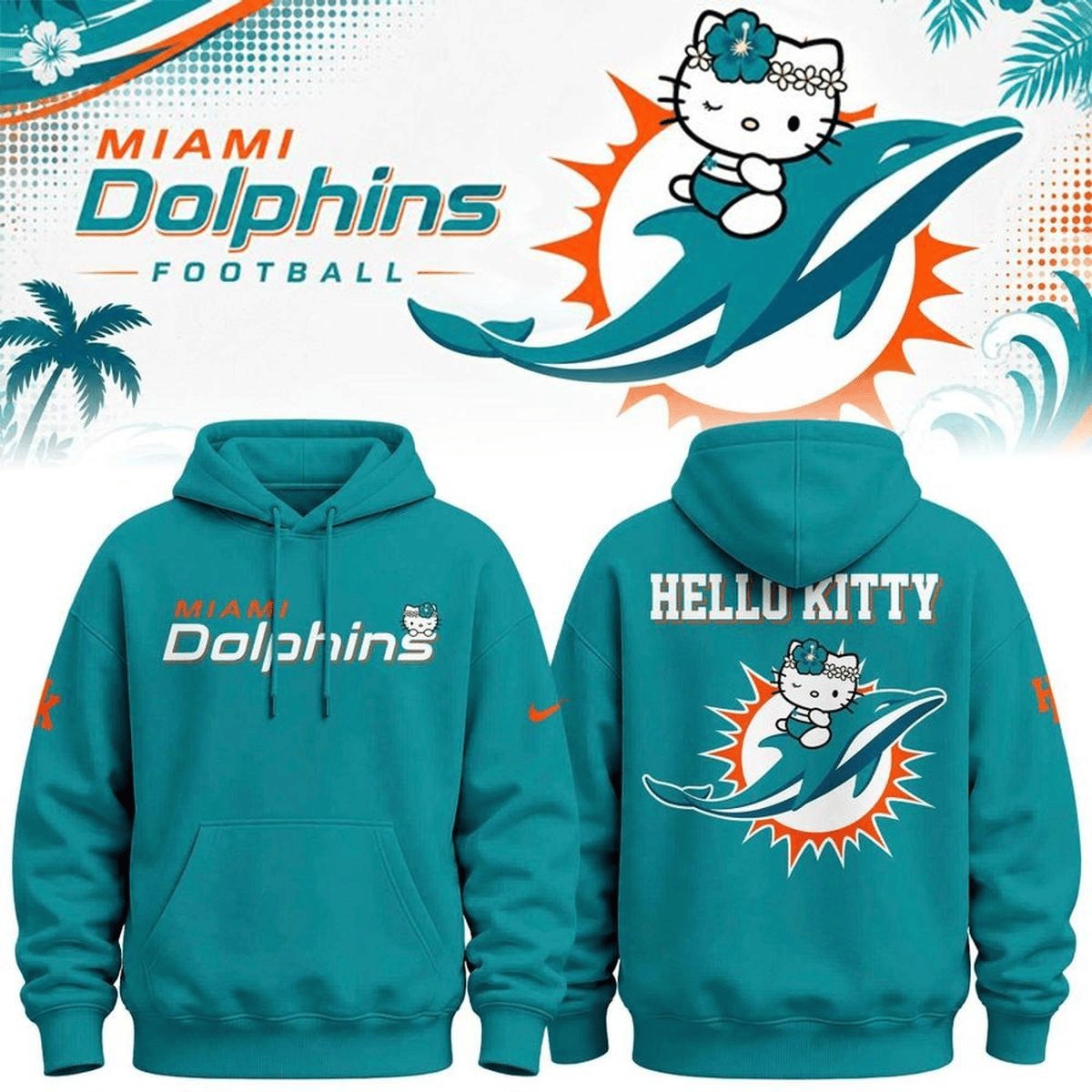 Musemora - Unisex Miami Dolphins Hoodie
