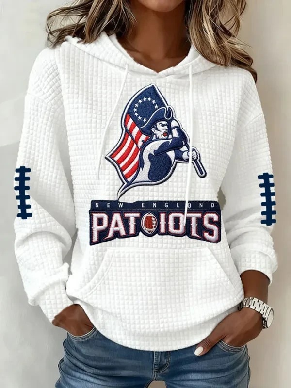 Musemora - Unisex New England Patriots Hoodie - Game Day Football