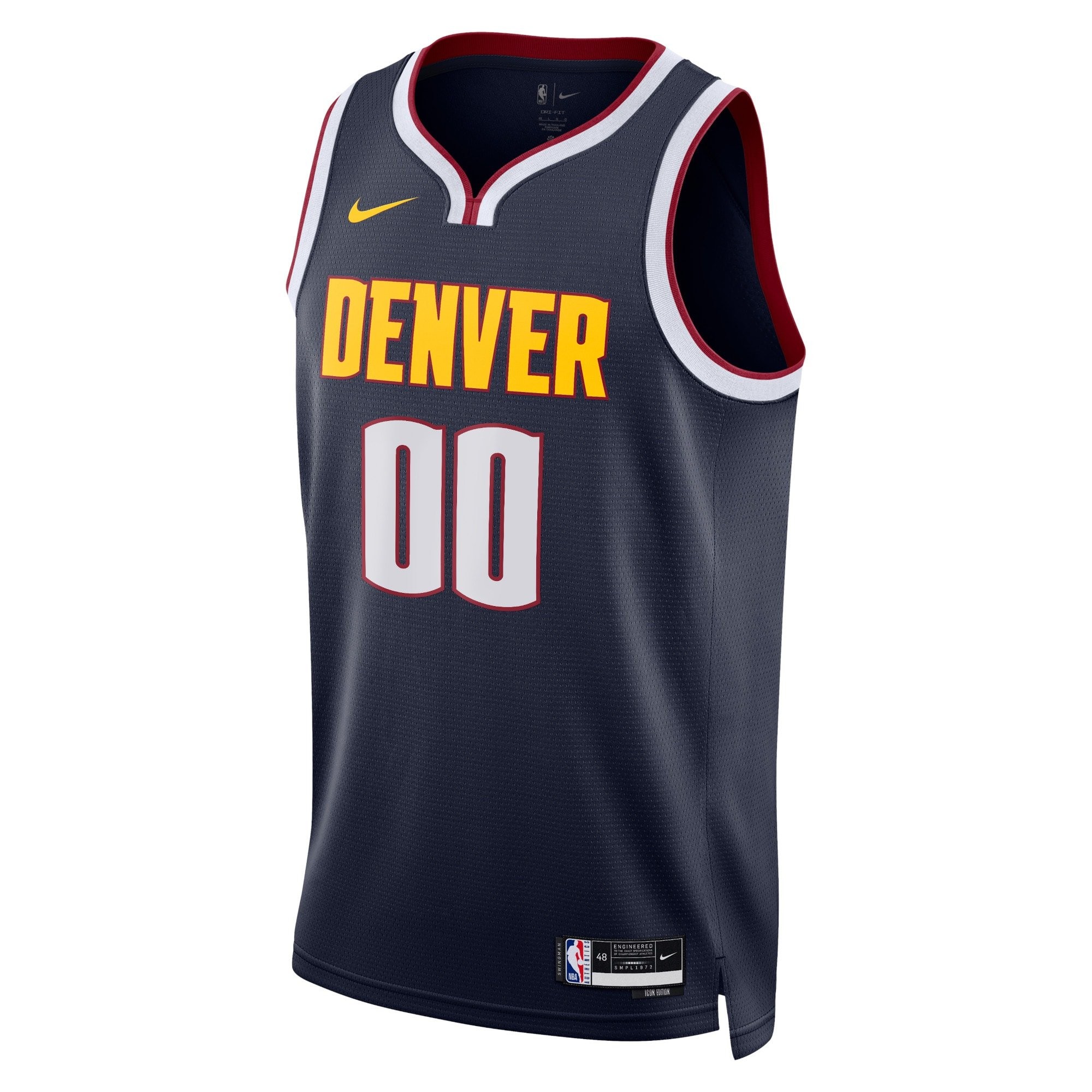 Denver Nuggets Icon Swingman Custom Jersey Unisex Multicolor Sizes S-3XL