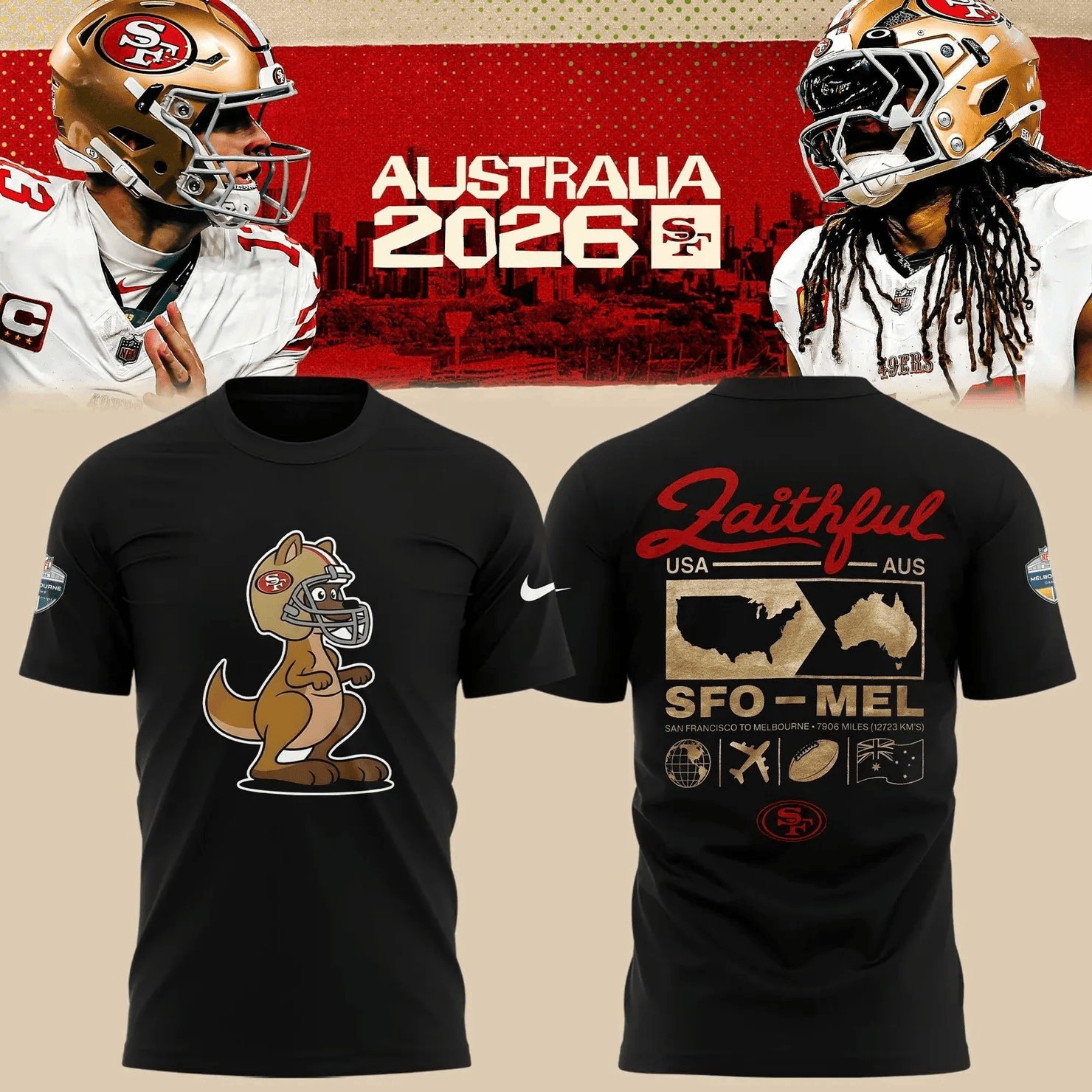 Musemora - Unisex San Francisco 49ers T-Shirt - Football