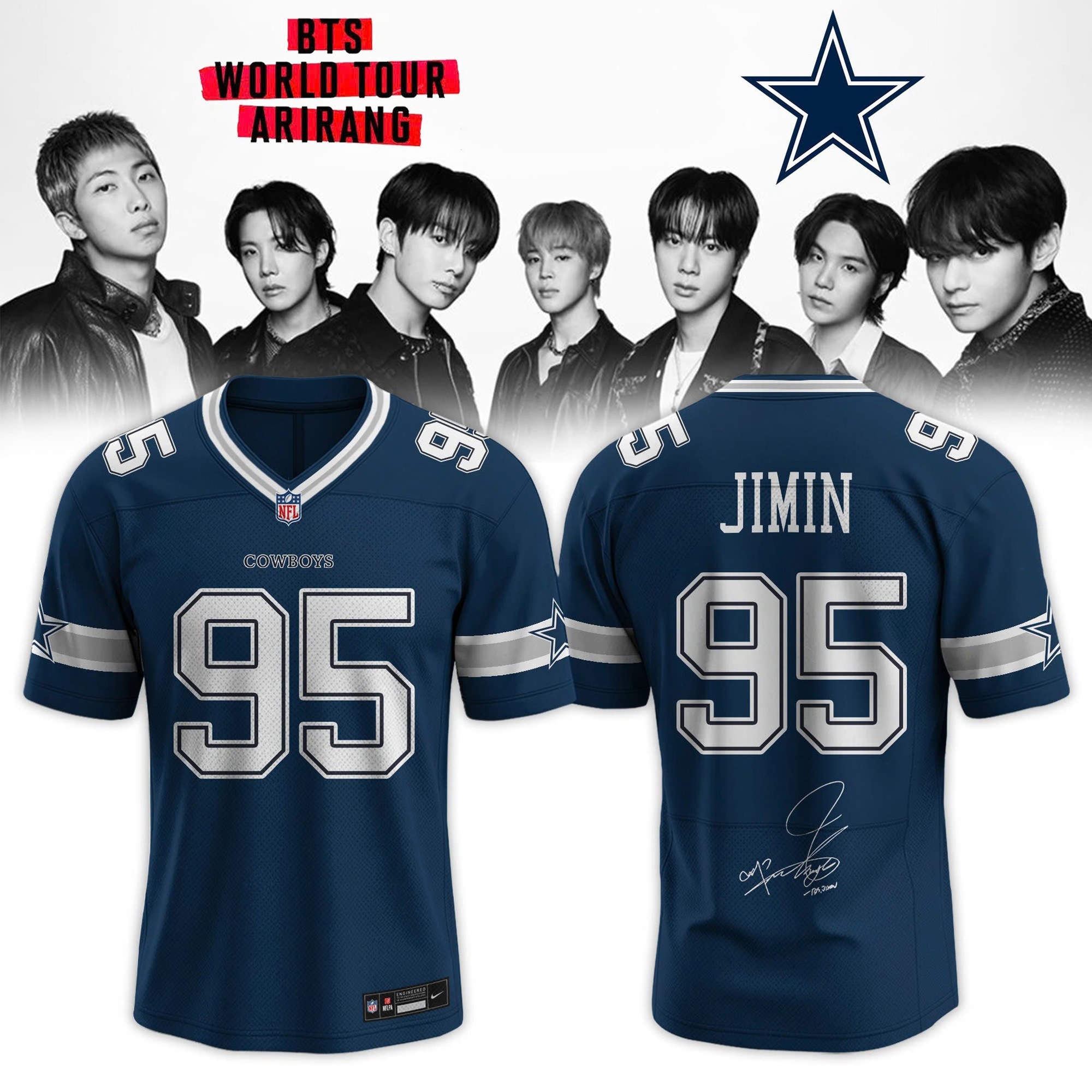 Musemora - Unisex Dallas Cowboys Jersey - Football