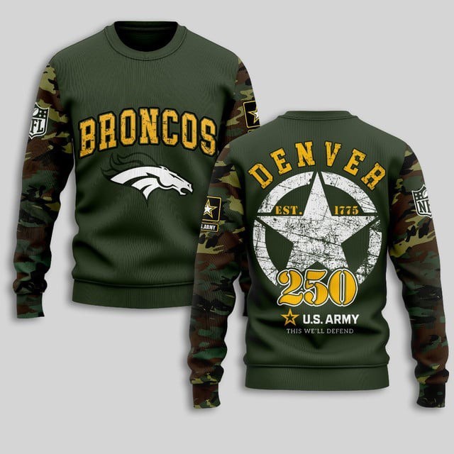Musemora - Unisex Denver Broncos Sweatshirt - Football