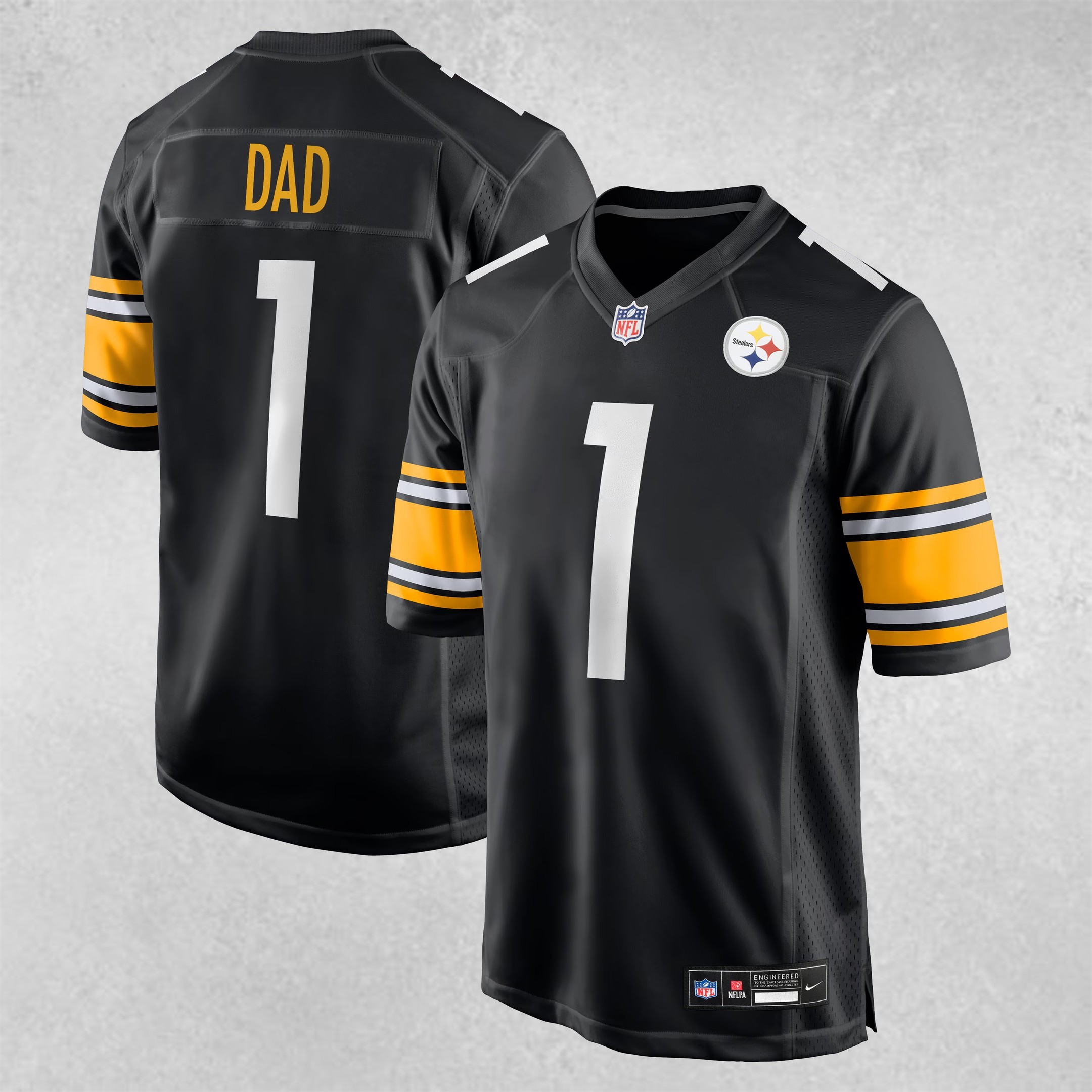 Musemora - Men's Pittsburgh Steelers Jersey - Football