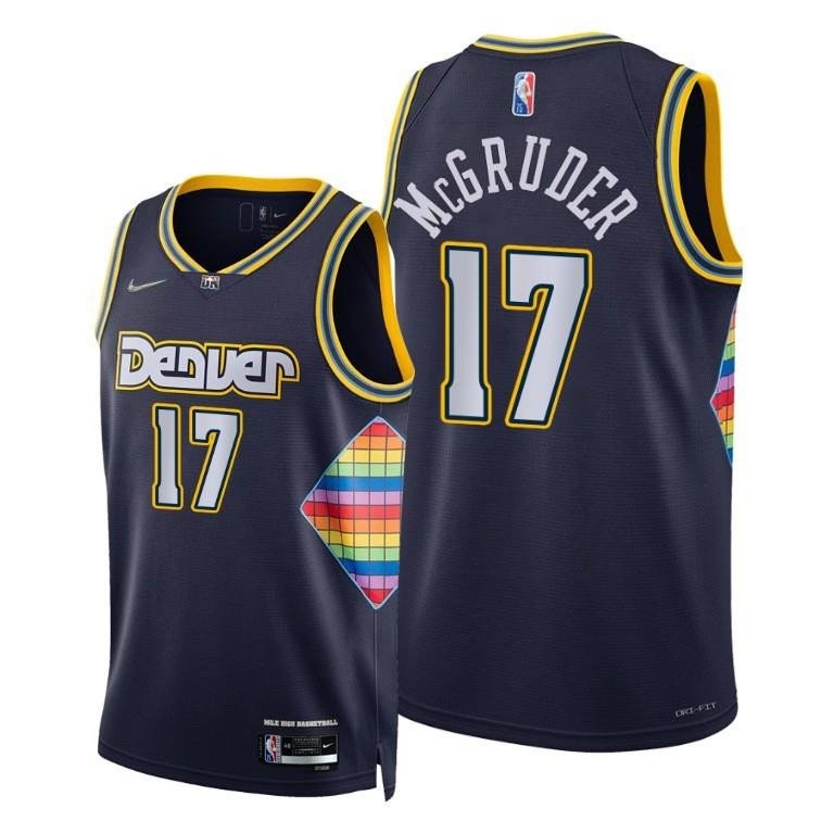 Rodney McGruder Nuggets 17 Blue City Edition Jersey - Men Jersey