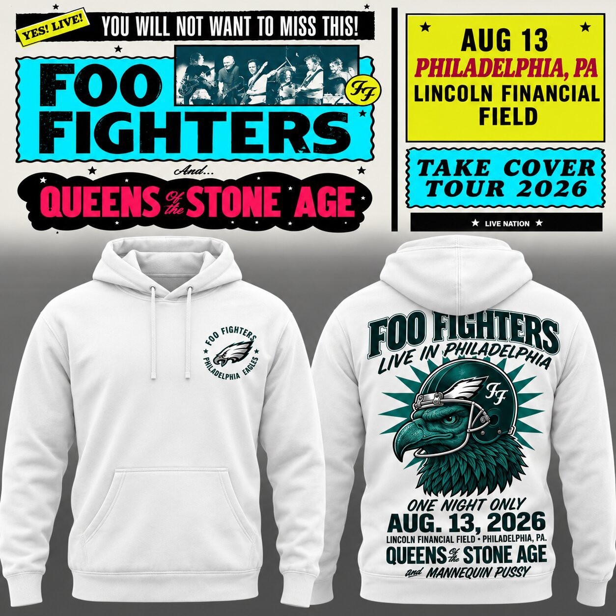 Musemora - Unisex Philadelphia Eagles Hoodie
