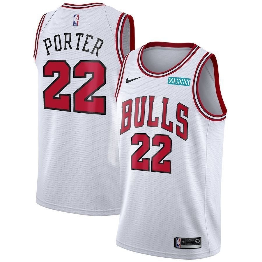 Men's Chicago Bulls Otto Porter Jr. #22 Association Swingman Jersey White