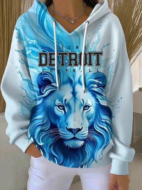 Musemora - Women's Detroit Lions Sweatshirt - Football
