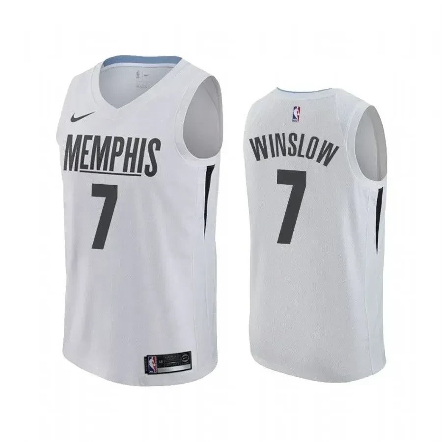 Justise Winslow MLK Day Grizzlies Honor King Jersey White Unisex