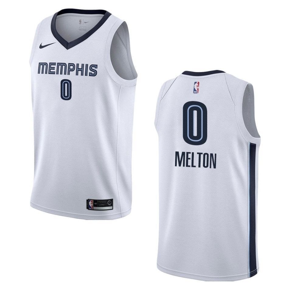 Men's Memphis Grizzlies De'anthony Melton #0 Association Swingman Jersey White