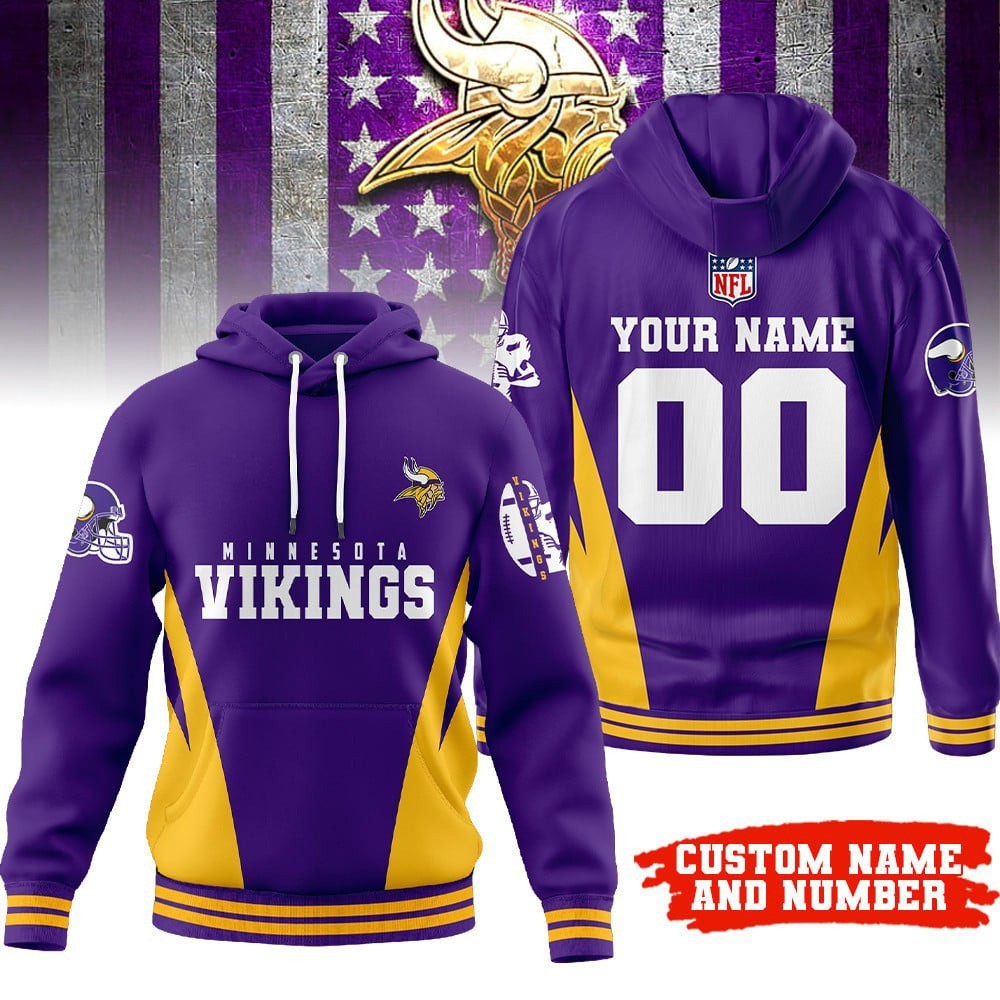 Musemora - Unisex Minnesota Vikings Hoodie - Game Day Football
