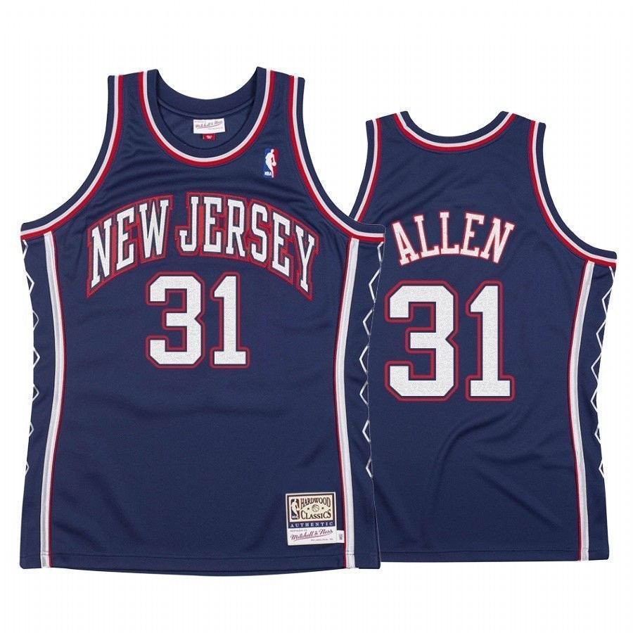 Men's Brooklyn Nets Jarrett Allen 31 Hardwood Classics Jersey