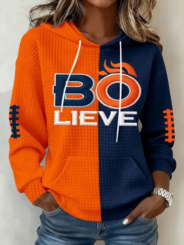 Musemora - Unisex Denver Broncos Hoodie - Game Day Football