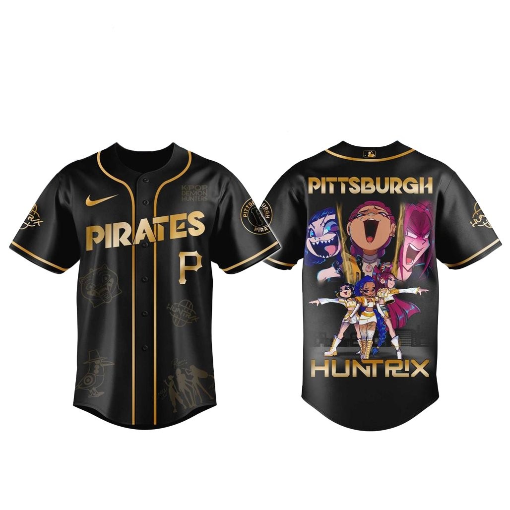 Pittsburgh Pirates x Kpop Demon Hunter Golden 2026 Baseball Jersey
