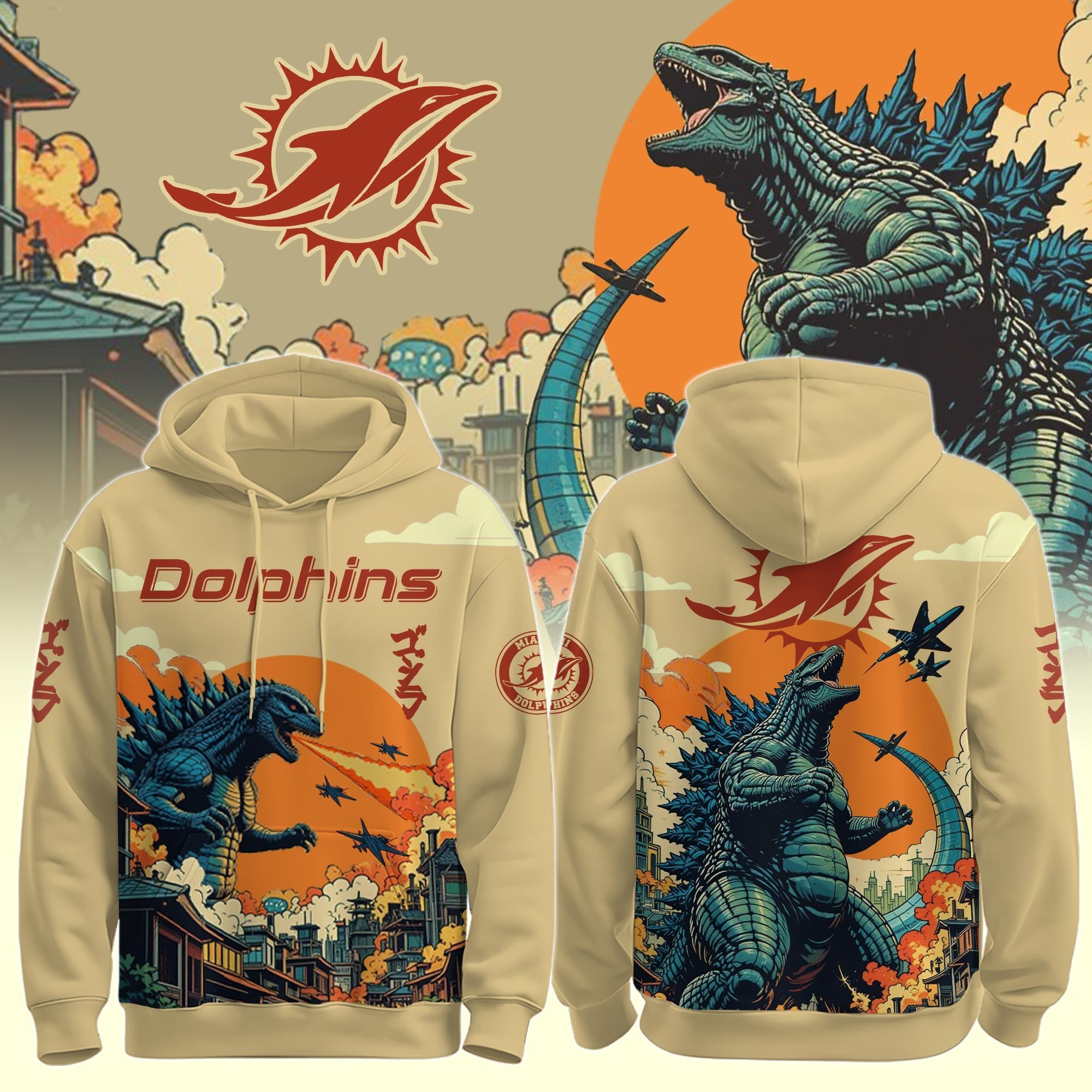 Musemora - Unisex Miami Dolphins Hoodie