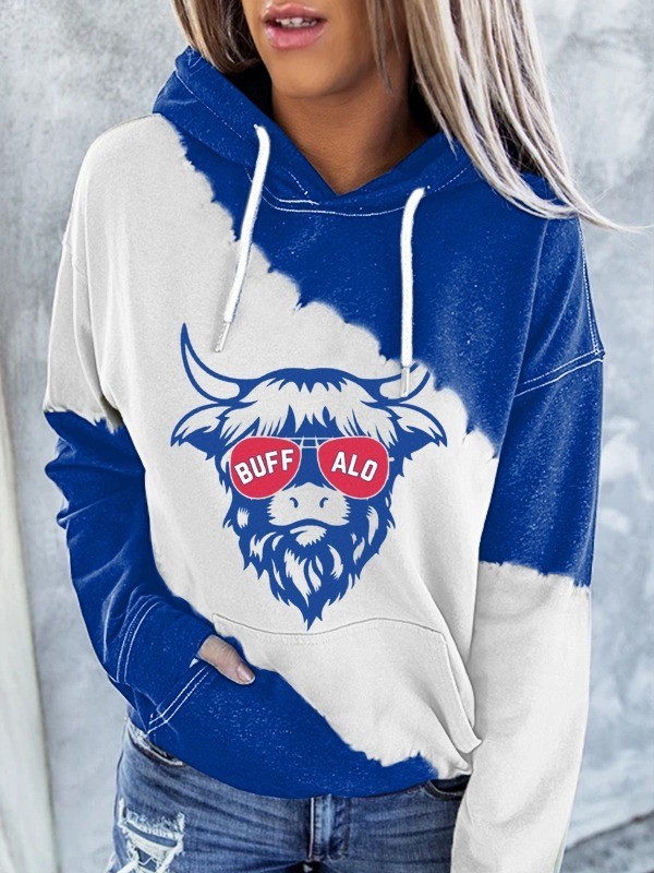 Musemora - Women's Buffalo Bills Sweatshirt - Game Day Football
