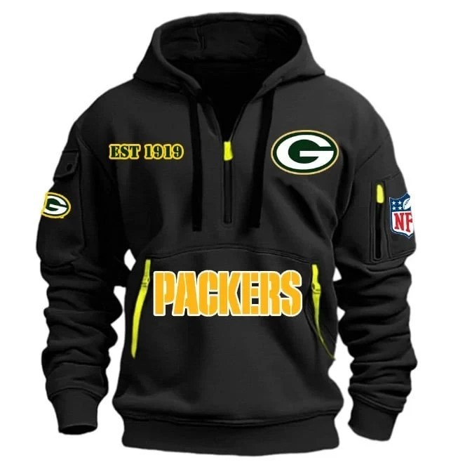 Musemora - Unisex Green Bay Packers Hoodie - Fan Gear